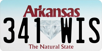 AR license plate 341WIS