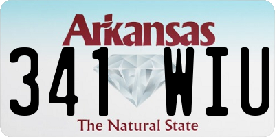 AR license plate 341WIU