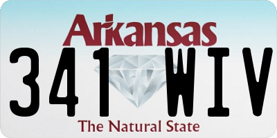 AR license plate 341WIV