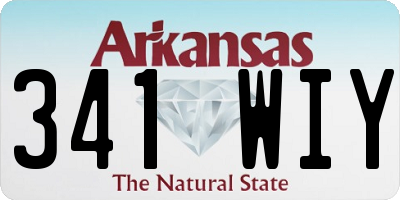 AR license plate 341WIY