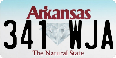 AR license plate 341WJA