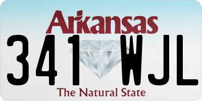 AR license plate 341WJL
