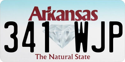 AR license plate 341WJP