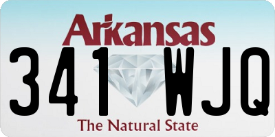AR license plate 341WJQ