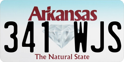 AR license plate 341WJS
