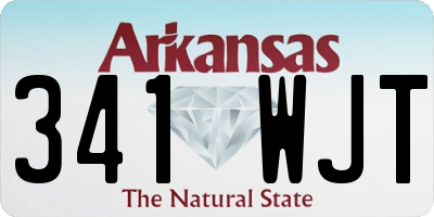 AR license plate 341WJT
