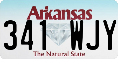 AR license plate 341WJY