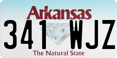 AR license plate 341WJZ
