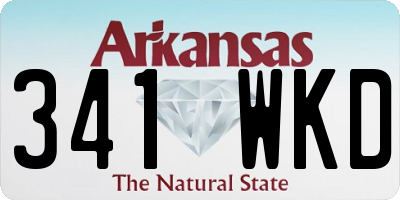 AR license plate 341WKD