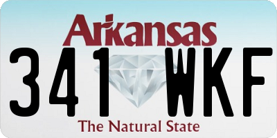 AR license plate 341WKF