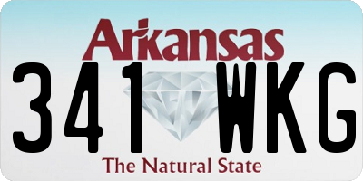 AR license plate 341WKG