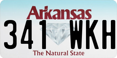 AR license plate 341WKH