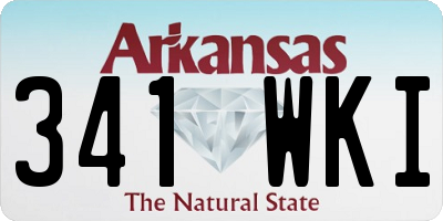 AR license plate 341WKI