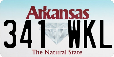 AR license plate 341WKL
