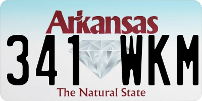 AR license plate 341WKM