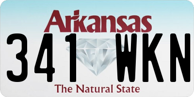 AR license plate 341WKN