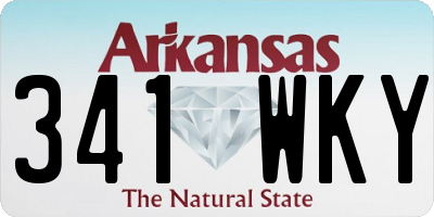 AR license plate 341WKY