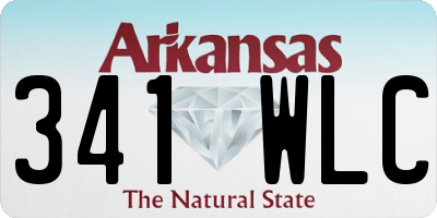 AR license plate 341WLC