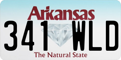 AR license plate 341WLD