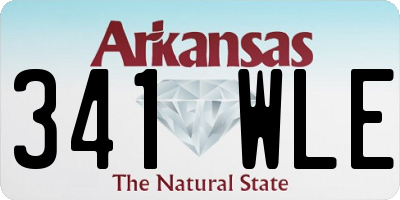 AR license plate 341WLE