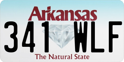 AR license plate 341WLF