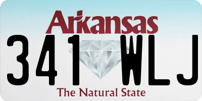 AR license plate 341WLJ