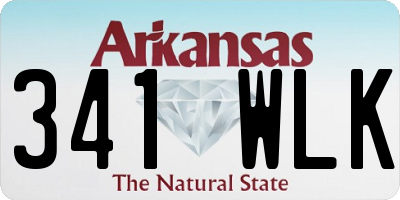 AR license plate 341WLK