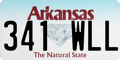 AR license plate 341WLL
