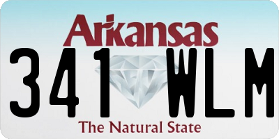AR license plate 341WLM