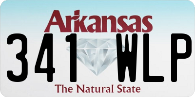 AR license plate 341WLP