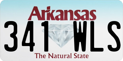 AR license plate 341WLS