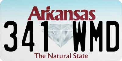 AR license plate 341WMD