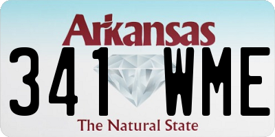 AR license plate 341WME