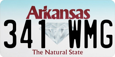 AR license plate 341WMG
