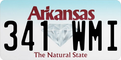 AR license plate 341WMI