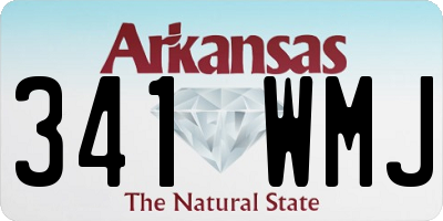 AR license plate 341WMJ