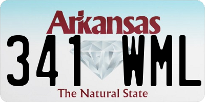 AR license plate 341WML