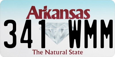 AR license plate 341WMM