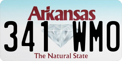 AR license plate 341WMO