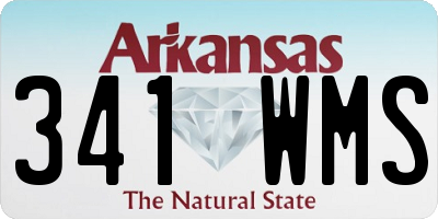 AR license plate 341WMS