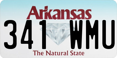 AR license plate 341WMU