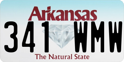 AR license plate 341WMW