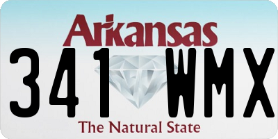 AR license plate 341WMX