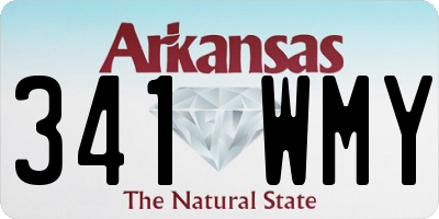 AR license plate 341WMY