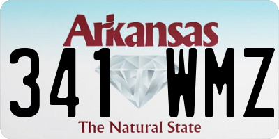 AR license plate 341WMZ