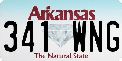 AR license plate 341WNG