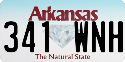 AR license plate 341WNH