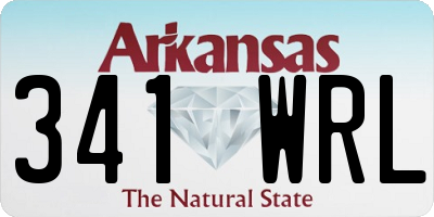 AR license plate 341WRL