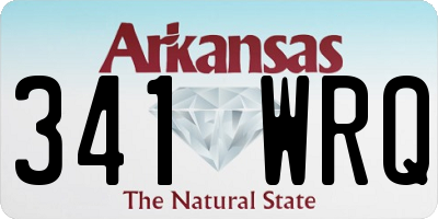 AR license plate 341WRQ