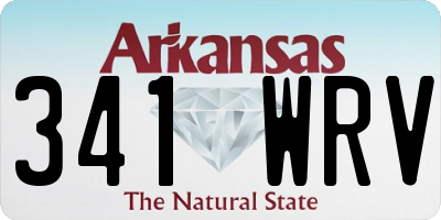 AR license plate 341WRV